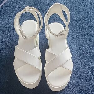 Elegant White Women's Sandals